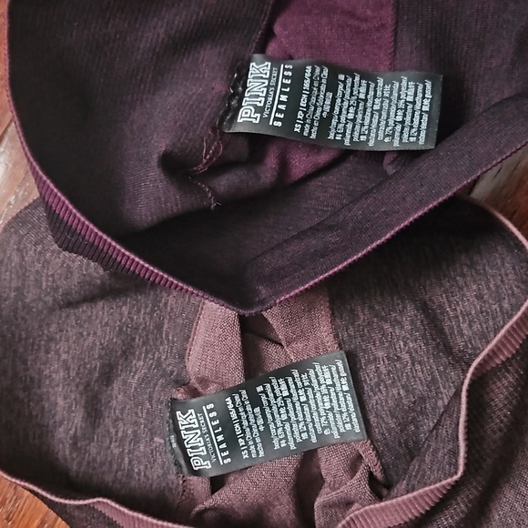 2 pairs Pink Seamless leggings - Picture 3 of 3